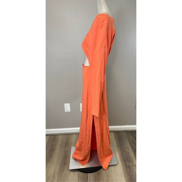 NWT LAPOINTE Pebble Crepe Cut-Out Dress Size US 10 $1490 - Picture 4 of 8